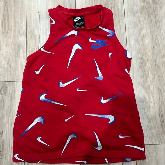 Nike Other - Girls Nike Red White Blue tank top slim fit size L large
